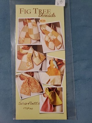 Fig Tree Threads Scarfletts Craft Sewing Pattern FTQ #710 New NOS