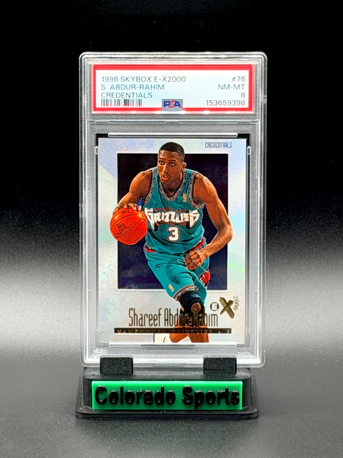 S. Abdur-Rahim #76 Basketball Cards 1996 Skybox E-X2000 trading card — raw and PSA graded price guide