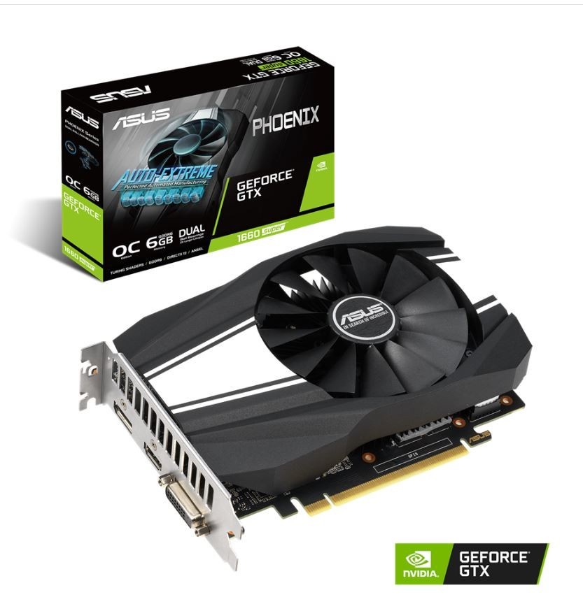 中古 ASUS Phoenix GeForce GTX 1660 SUPER ASUS Phoenix GeForce® GTX 1660 SUPER™ OC edition 6GB GDDR6