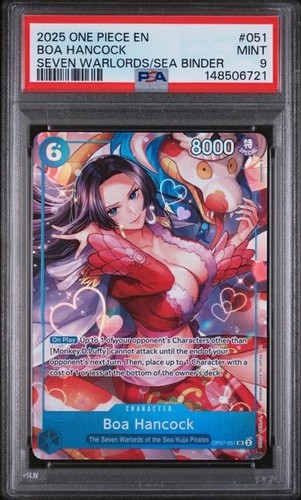 Boa Hancock graded PSA 9 for sale on eBay