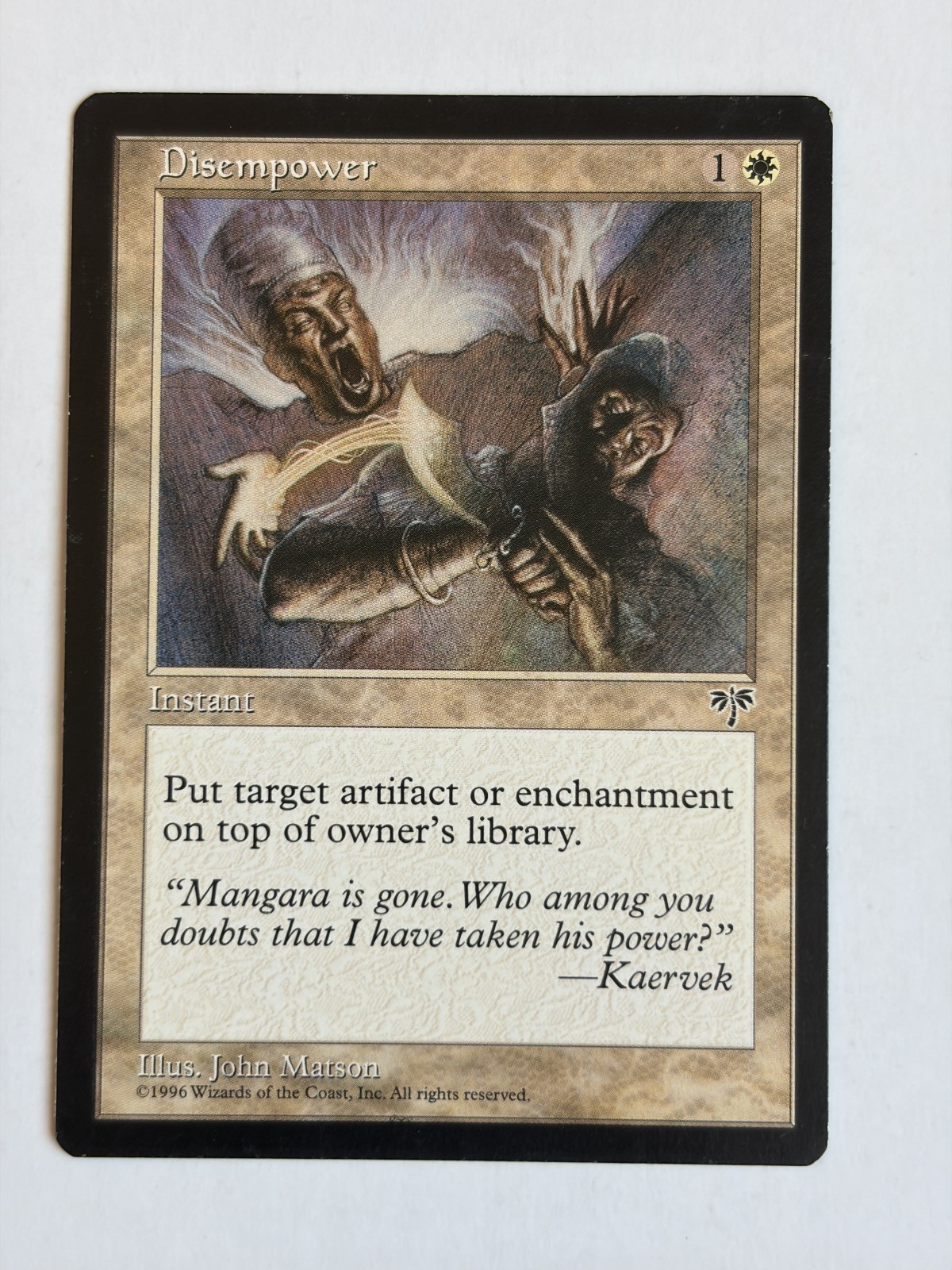Disempower Common Mirage Magic: The Gathering Lightly Played