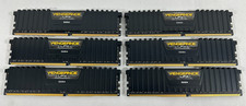 3 Kits of Corsair Vengeance LPX - 16 GB 6 x 8GB DDR4 SDRAM 3000MHz Tested