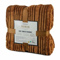 Decke Fleecedecke Sofadecke Wohndecke Kuscheldecke Tagesdecke 220X200 Cm Braun