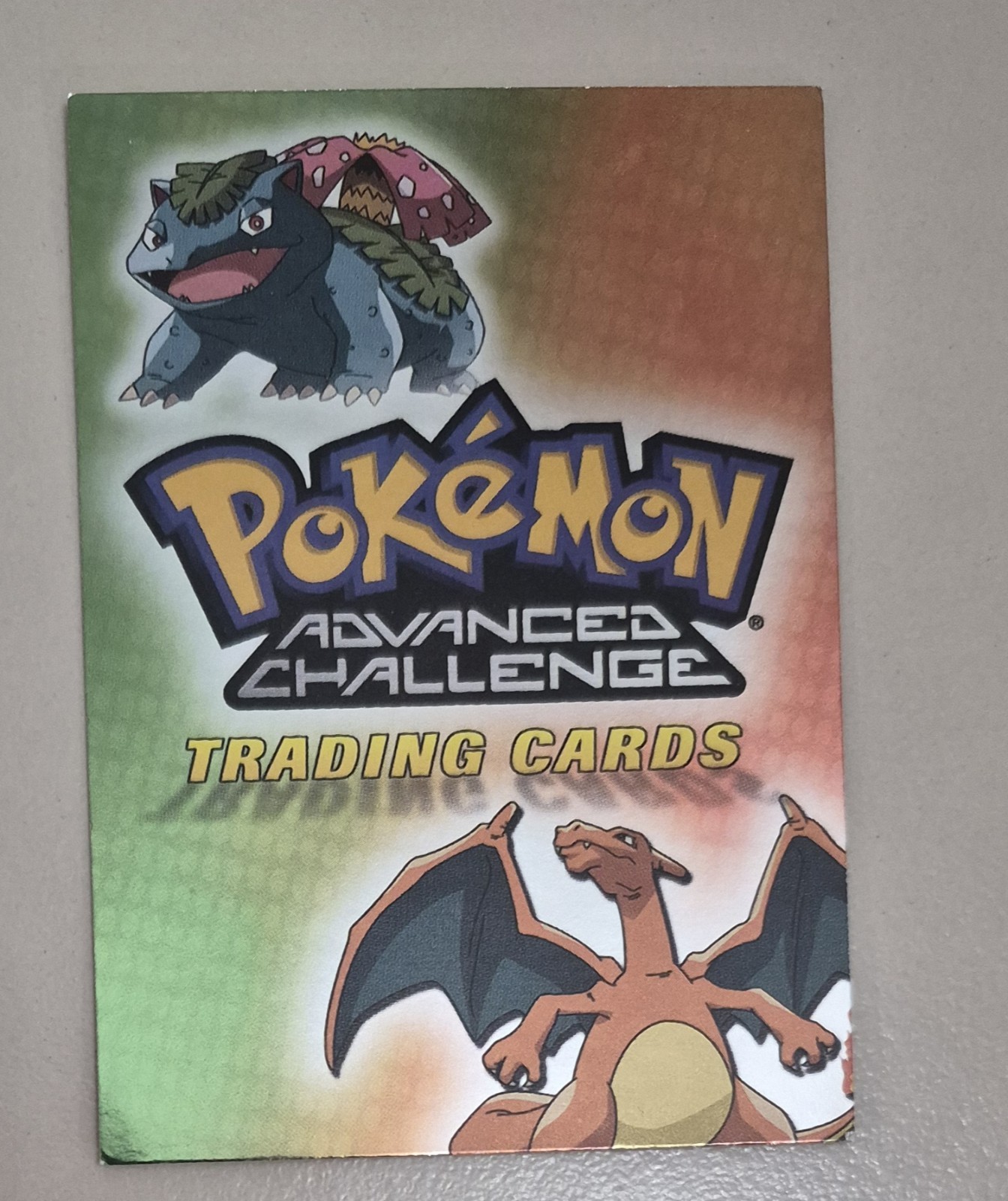Topps Pokémon Advanced Challenge Foil Checklist #90 Venusaur Charizard Card