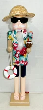 CHRISTMAS NUTCRACKER ~ 16" ~ BEACH VACATION