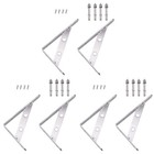 6 Stück langlebige industrielle Wandregal-Halterung-Halterung