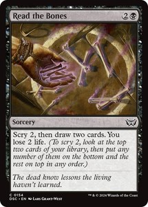 Read the Bones #154 Commander: Duskmourn: House of Horror Common MTG