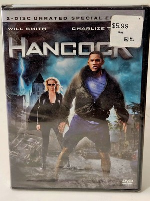 Hancock (DVD, 2008, 2-Disc Set, Unrated) Factory sealed.Special edition