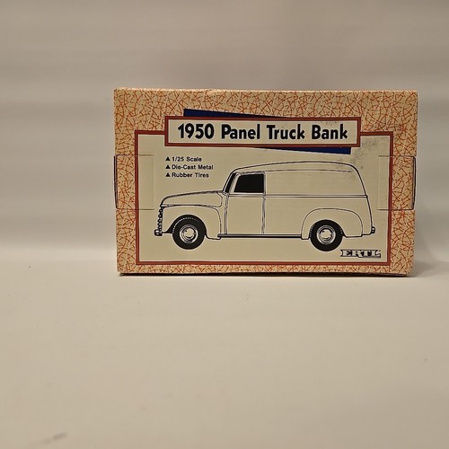 Vintage ERTL 1950 Budweiser Beer Panel Trunk Coin Bank Die-Cast Metal 1/25 Scale - 第 3/3 張圖片