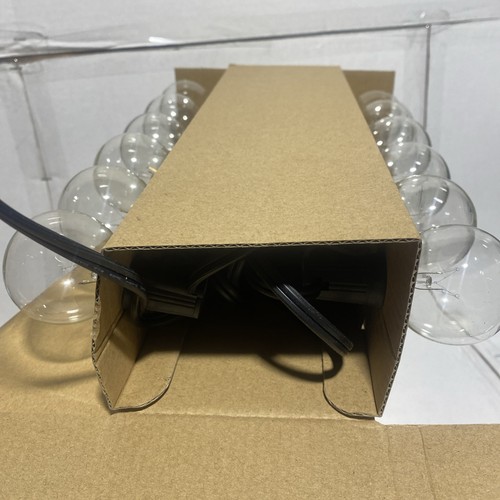 TAVOLO IN BORSA C94824C JET STRING LUCI CON LAMPADINE TRASPARENTI 48 PIEDI 24 LUCI - Foto 8 di 9