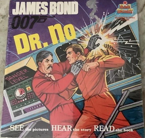 1985 James Bond Dr. No 45 Vinyl Record & Book Sealed NOS