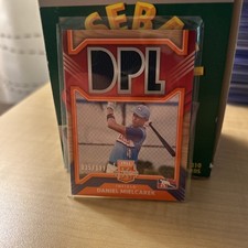 2022 Panini Elite Extra Edition Dpl Material Daniel Mielcarek #DM-DM Orange /199