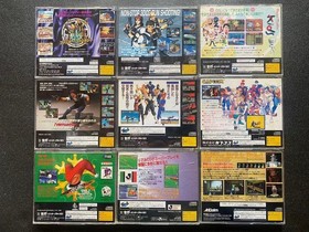 Sega Saturn Software 27 Pieces Set Bulk Sale