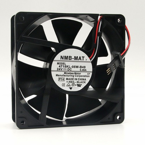 NMB-MAT 4715KL-05W-B49 12038 24V 0.46A 3-pin FANUC Plug Inverter Fan - Afbeelding 3 van 4