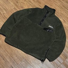 Hokins Dark Green Polartec Fleece, Size L, Vintage Fit