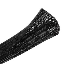 GBSCLOVER 10ft 1/2 inch Cord Protector Wire Loom Tubing Cable Sleeve Split Sl...