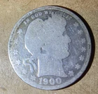 1900 P Barber Quarter NNN113