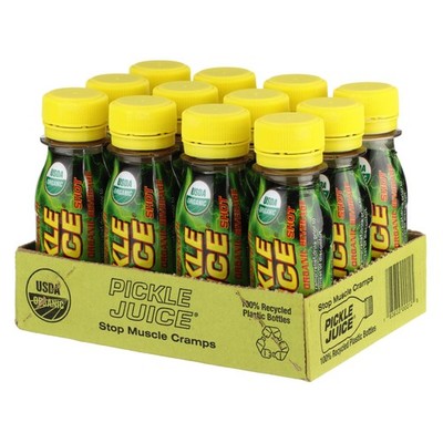 Pickle Juice Sports Drink Shots, Extra 2.5 Fl Oz (Pack of 12), Transparent