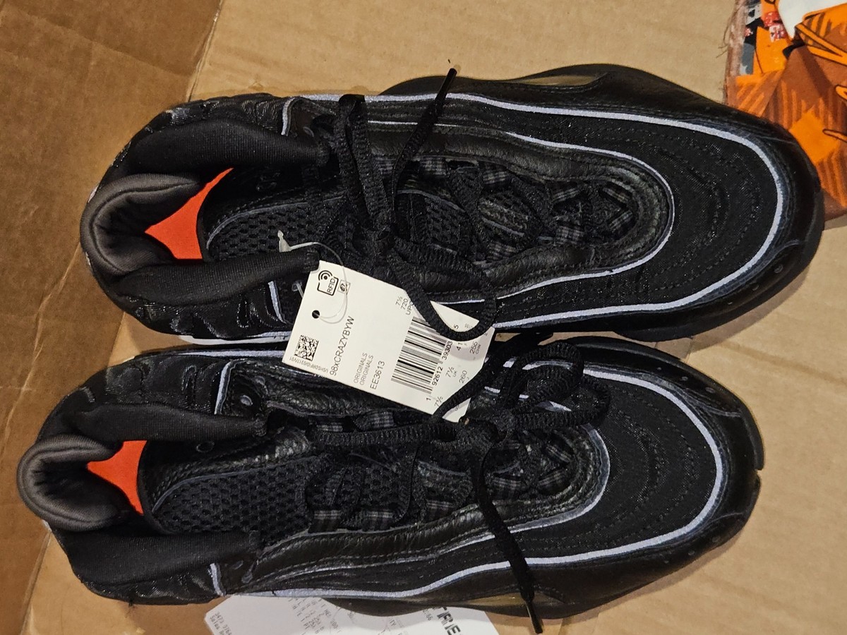 NEW adidas 98 X Crazy BYW Boost KOBE BRYANT Black B-Ball 