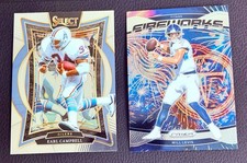 2024 Titans Prizm Fireworks Will Levis & Select Earl Campbell Houston Oilers NFL