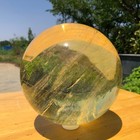 13.8LB Yellow Smelting Stone Quartz sphere Crystal Ball Mineral specimen Healing — photo 8