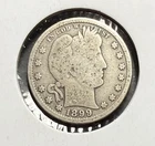 1899-S BARBER QUARTER - GOOD