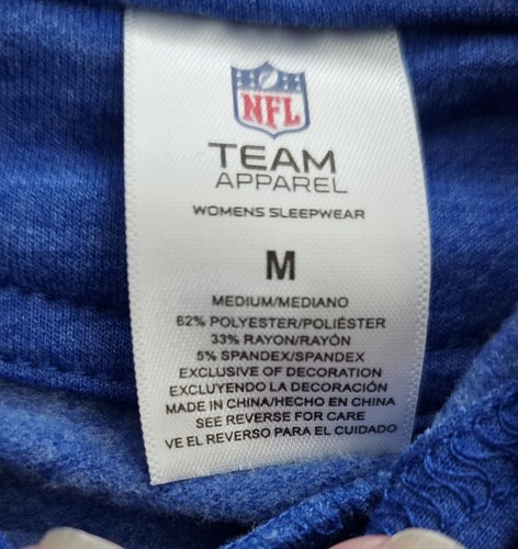 Womens NFL New York Giant blue cropped hoodie NWT size M embroidered - Picture 5 of 14