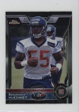 2015 Topps Chrome Mini Rookies Black Refractor 4/15 Benardrick McKinney #132 nd3