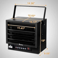  WiFi Smart Electric Garage Heater, 7500W Ceiling Mount Space Heater