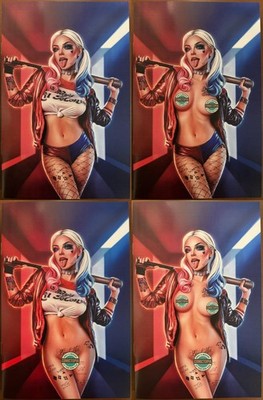 BooKooComix (Femme Chaos) Variant Naughty Virgin Set Harley LTD High Grade