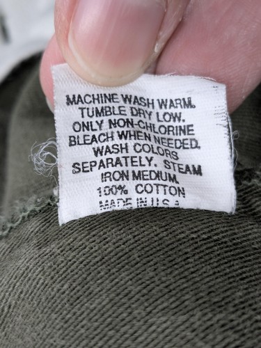 Vintage Polo Ralph Lauren Pants Mens 36x31 Green Pleated Chino Trousers USA 90s - Picture 14 of 15