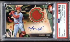 2024 Topps Holiday Masyn Winn RC auto, relic #25/50 - CARDINALS rookie autograph