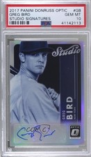 2017 Panini Donruss Optic Studio Signatures Greg Bird PSA 10 GEM MT Auto 5w7