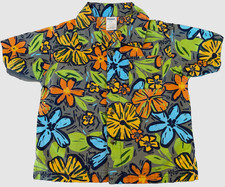 VTG 2006 GYMBOREE Everglades Rainforest Hibiscus Tropical Floral Shirt 2T 2 Yrs