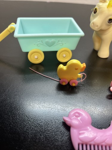 Vintage 1986 G1 My Little Pony - Baby Lofty con accessori originali xilofono W13 - Foto 5 di 11