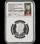 2014 S Kennedy Silver Half Dollar NGC SP 70 PL ENHANCED FINISH #8140348-006