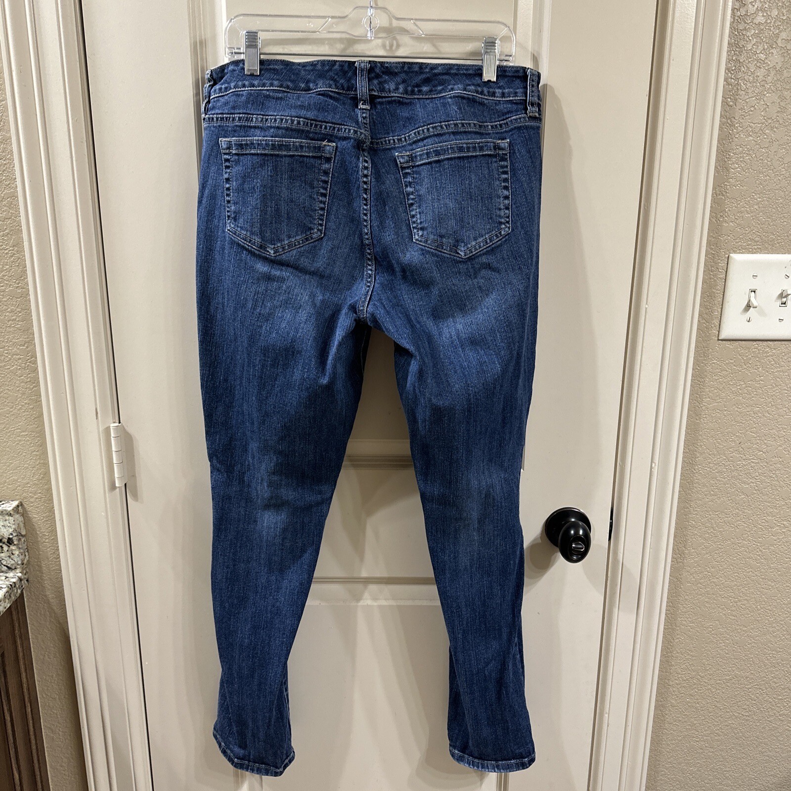 Torrid Premium Distressed Plaid Patch Boyfriend J… - image 4