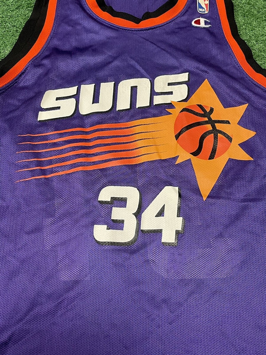 美品！PHOENIX SUNS Charles Barkley jersey Vintage Champion Phoenix Suns Charles Barkley Jersey Size 40 NBA