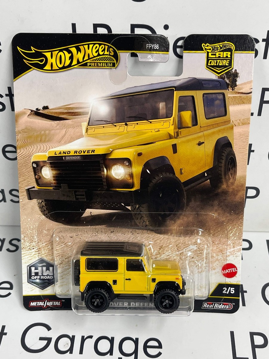 HOT WHEELS Land Rover Defender 90 Yellow 1:64 Diecast Offroad | eBay