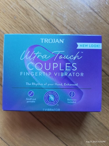 Trojan Ultra Touch Fingertip Massager Intense Vibrating Fingertip Waterproof NIB