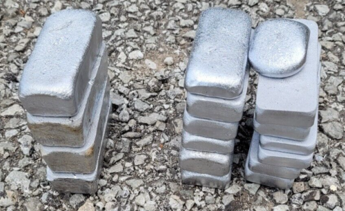 Aluminum Ingots 5 pounds. Good for casting anything. - Picture 2 of 2