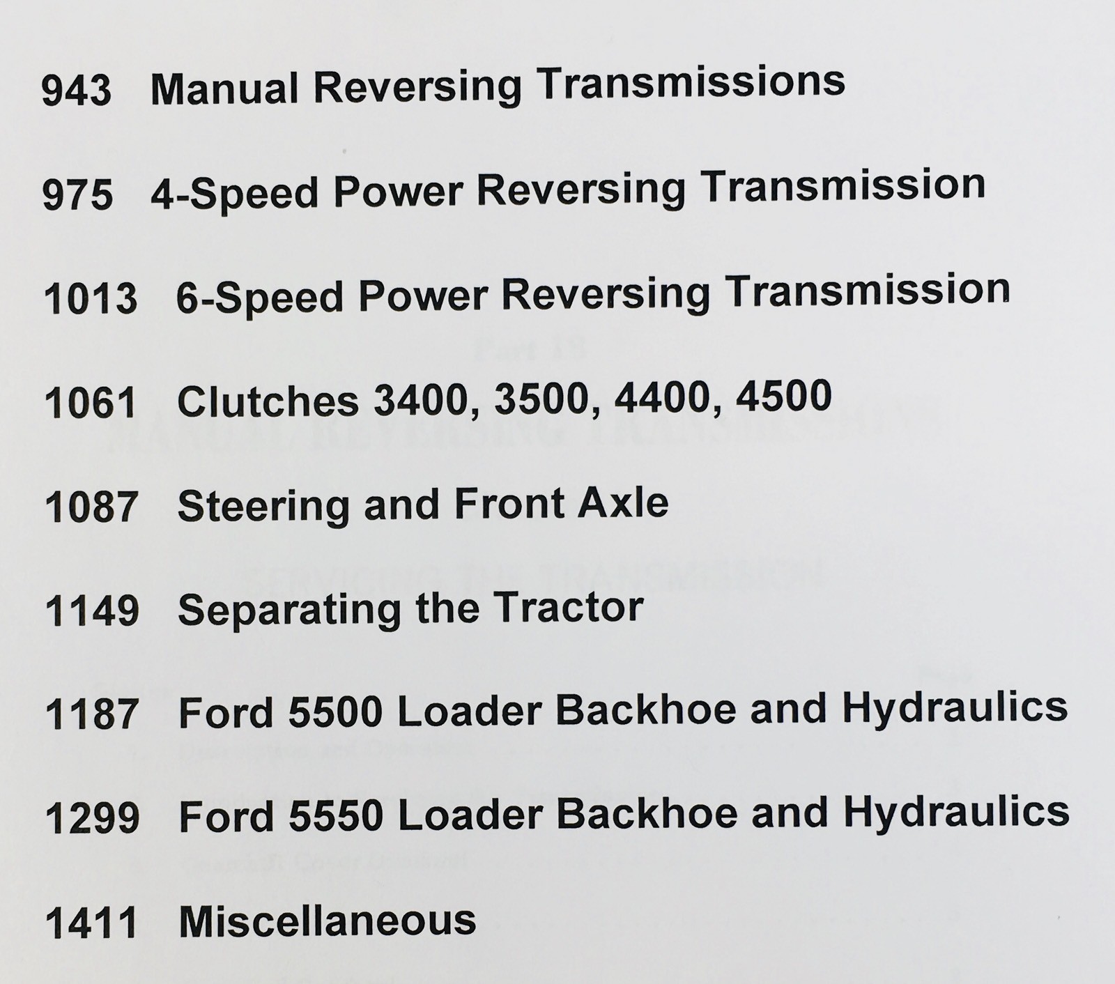 Buy Ford 5500 5550 Tractor Loader Backhoe Service Repair Shop Manual online  | eBay