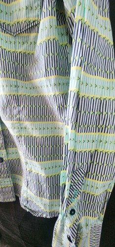 Cruel Pearl Snap Shirt Womens XS Button Up Western Aztec Long Sleeve NEW - Picture 3 of 11