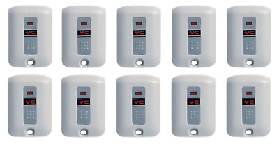 Linear 4200 Comp MultiCode Garage/Gate Remote Mini Keychain 300MHz 10-PACK