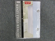 Stall Shower Liner: 54" W x 78BETTER  Home Fashions  5-gauge IMPOSSIBLE TO FIND