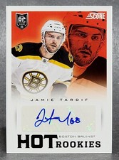 2013-14 Panini Score Hot Rookies Autographs #613 Jamie Tardif