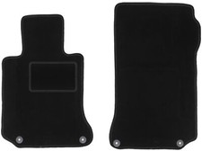 Schwarze Fußmatten vorne für: Mercedes W207 Coupé E-Klasse (2009-)