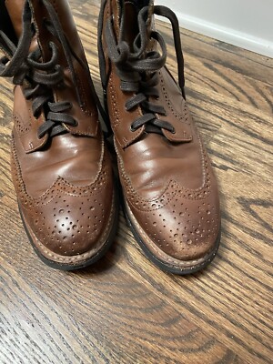 Thursday Boot Co Everyday Brown Leather Boots Wingtip Men's Thursday Boot Co Everyday Brown Leather Boots Wingtip Men's