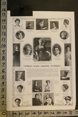 1912 SUFFRAGE HISTORY FEDERATION WOMENS CLUB SERVICE VOLUNTEER CIVIC AD SV29