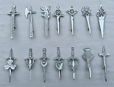 New Scottish Thistle Kilt Pins Various Design 4"/Highland Kilt Pins/Brooch Pins